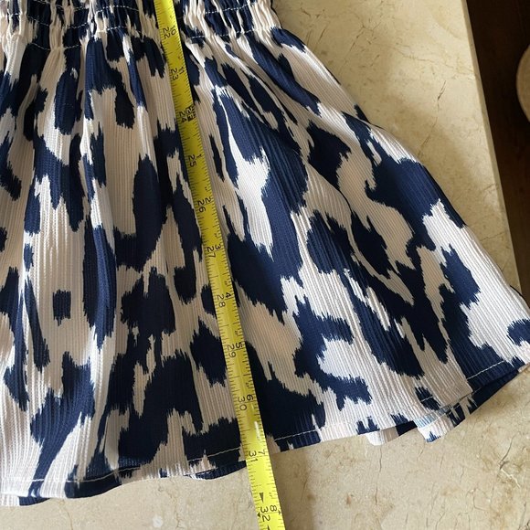 Pinch navy cream leopard print dress, size Small - Picture 6 of 6